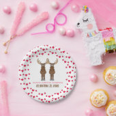 Jubiläum-Party Niedlich Whimsical Moose Pappteller (Party)