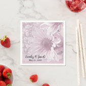 Jubiläum Party Pink Daisy Serviette (Beispiel)