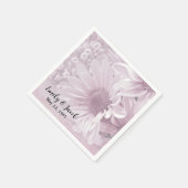 Jubiläum Party Pink Daisy Serviette (Ecke)