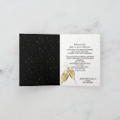 Jubiläum Party Sparklers laden ein Karte (Innenseite)