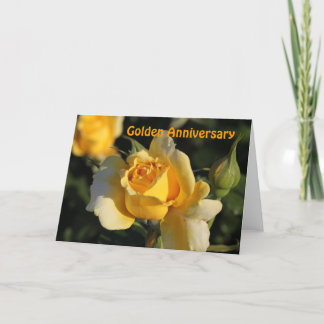 Jubiläum-Rose Karte