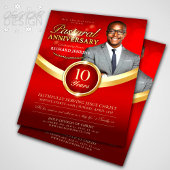 Jubiläum Rote Kirche - Ereignis Flyer