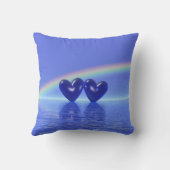 Jubiläum Sapphire Hearts Kissen (Rückseite)