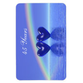 Jubiläum Sapphire Hearts Magnet (Vertikal)