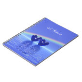 Jubiläum Sapphire Hearts Notizblock (Linke Seite)