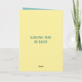 Jubiläum schönes Ehefrau-Gelb-Grün-Foto Karte (Rückseite)