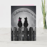Jubiläum Schwarze Katzen und Mond