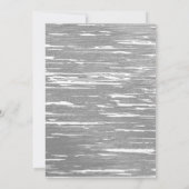 Jubiläum Silver Black # JAHRE IM MAKING Einladung (Rückseite)