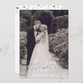 Jubiläum Silver JAARS INTO FREVER Vow Erneuerung Einladung (Vorne/Hinten)