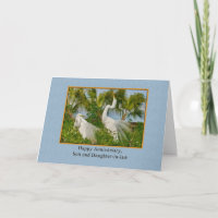 Jubiläum, Sohn und Schwiegertochter, Großes Egret