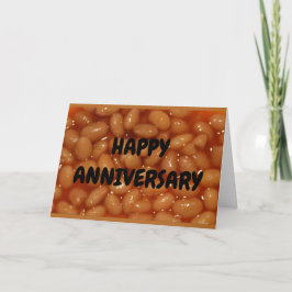 Jubiläum Spaß - ein paar beliebte Bohnen Karte