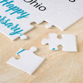 Jubiläum Spaß & Herz in Weiß: Puzzle (Seite)