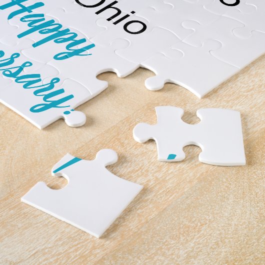 Jubiläum Spaß & Herz in Weiß: Puzzle (Seite)