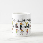 Jubiläum: Spaß mit Freunden Kaffeetasse (Mittel)