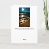 Jubiläum Sweetheart Schöner Ozean Karte (Rückseite)