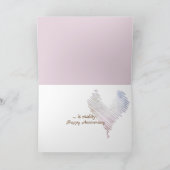 Jubiläum Tabby Katzen im Bett Karte (Innenseite)