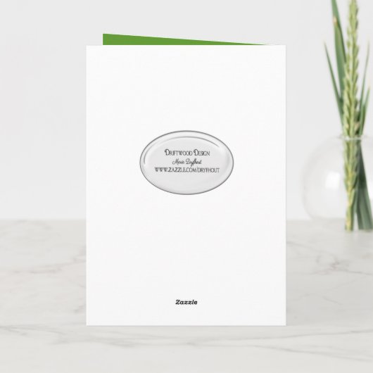 Jubiläum Tabby Kittens im Gras Karte (Rückseite)