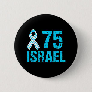 Jubiläum Unabhängigkeitstag Yom Ha’atzma’ut Button