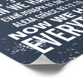 Jubiläum und 2 FamilienGeburtstage - Eigene Printw Poster (Ecke)