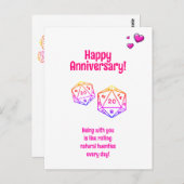 Jubiläum von Dungeons & Dragons Postkarte (Vorne/Hinten)