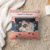 Jubiläum von Korallen und Marine mit Foto Kissen (Decke)