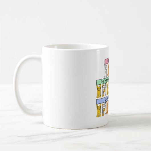 Jubiläum von Lung Transplantat Glückwunsch Kaffeetasse (Links)