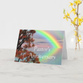 Jubiläum von Pastor Karte (Gelbe Blume)