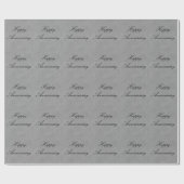 Jubiläum-Wirbel Geschenkpapier (Flach)