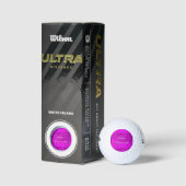 Jubiläum Wirbel Pink Golfball (Verpackungen)