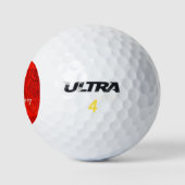 Jubiläum Wirbel Red Golf Balls Golfball (Logo)