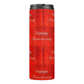 Jubiläum Wirbel Red Thermosbecher (Rückseite)
