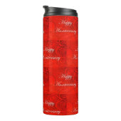 Jubiläum Wirbel Red Thermosbecher (Nach rechts gedreht)