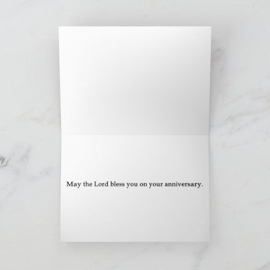 Jubiläum Wish Karte (Innenseite)