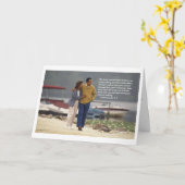 Jubiläum Wish Karte (Gelbe Blume)