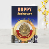 Jubiläumin für 8 Jahre OM Karte (Gelbe Blume)