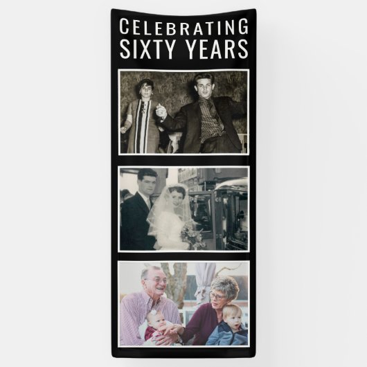 Jubiläums-Fotobanner Banner (Vertikal)