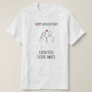 Jubiläums Zukunft Wartet – Modernes Unisex T‑Shirt T-Shirt