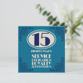 Jubiläumsanerkennungsdienst (Stehend Vorderseite)