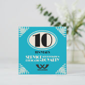 Jubiläumsanerkennungsdienst (Stehend Vorderseite)