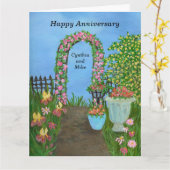 Jubiläumsarbitur Karte (Gelbe Blume)