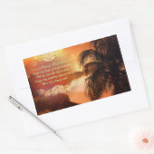 Jubiläumsaufkleber Rechteckiger Aufkleber (Umschlag)