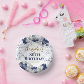 Jubiläumsballons der 80. pappteller (Party)