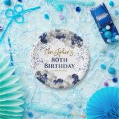 Jubiläumsballons der 80. pappteller (Party)