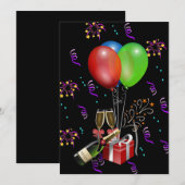 Jubiläumsballons Flaschen Eimer Feier (Vorne/Hinten)