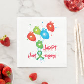 Jubiläumsballons Serviette (Beispiel)