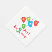 Jubiläumsballons Serviette (Ecke)