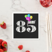 Jubiläumsballons Serviette (Beispiel)