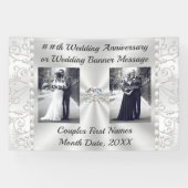 Jubiläumsbanner oder Diamantene Hochzeit Banner (Horizontal)