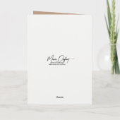 Jubiläumsblase mit Schokoladenherz Karte (Rückseite)