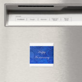 Jubiläumsblauer Wirbel Magnet (In Situ (Geschirrspüler))